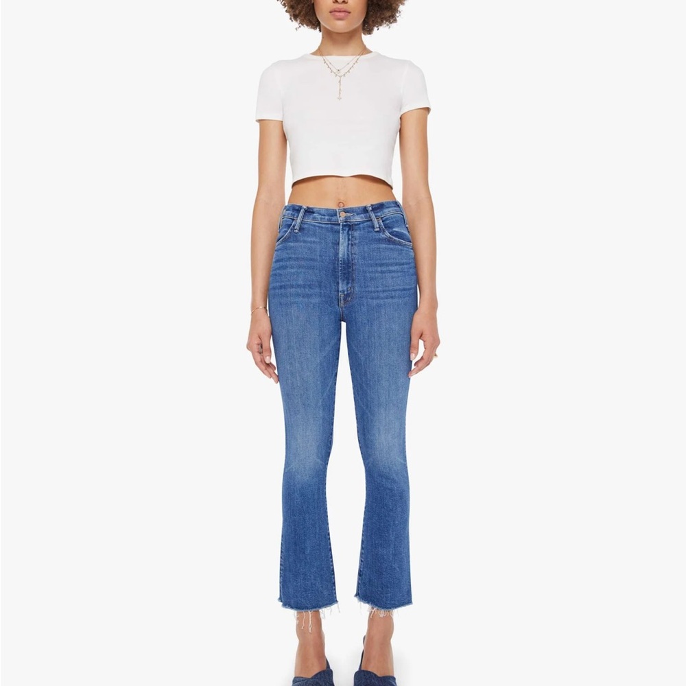 MOTHER Hustler Ankle Fray Sz 29